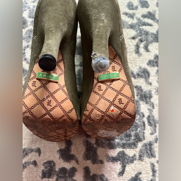 L.A.M.B by Gwen Stefani 'Mika' Suede Booties - Picture 4 of 8